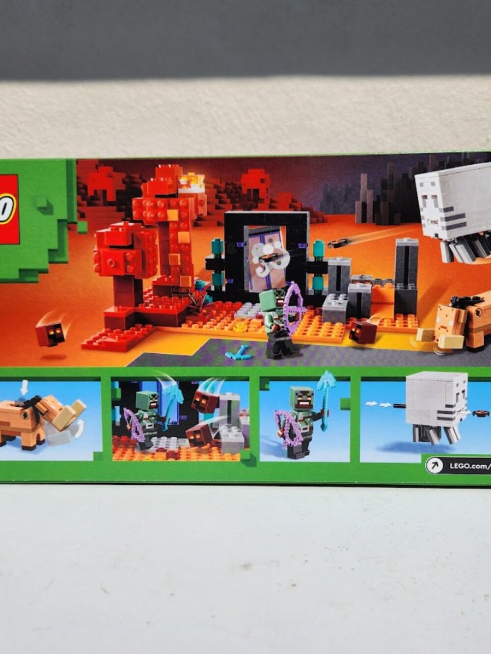 NEW LEGO Minecraft 21255 The Nether Portal Ambush Adventure Set Building Toy for